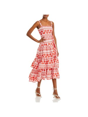 Женская белая юбка на подкладке цвета МОРСКОЙ волны с завязывающимся поясом Миди без рукавов + расклешенное платье XS