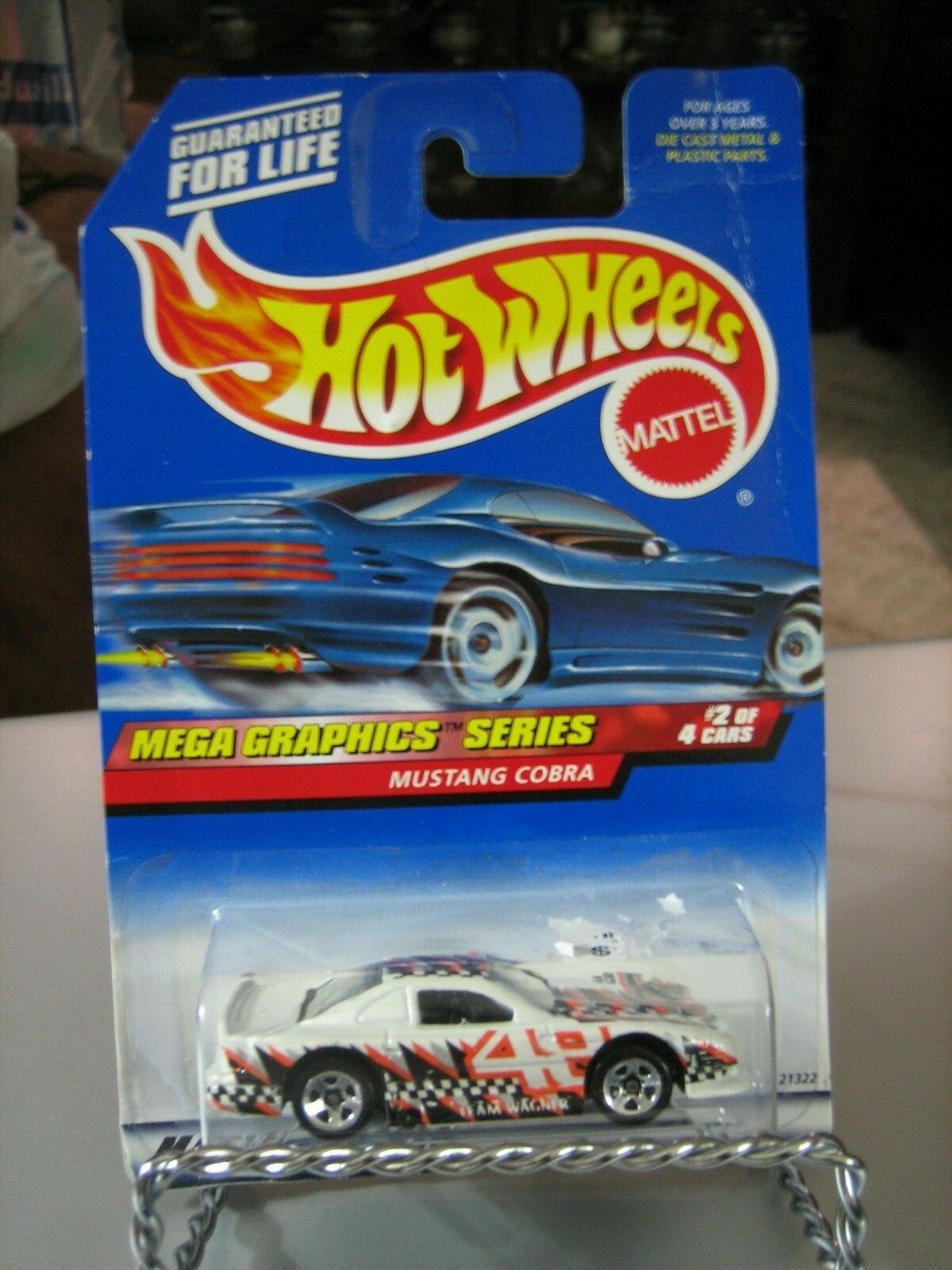 Mattel Hot Wheels Mega Graphics Series Mustang Cobra #974