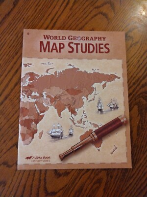9th Grade Abeka World Geography Map Studies Student Workbook NEW