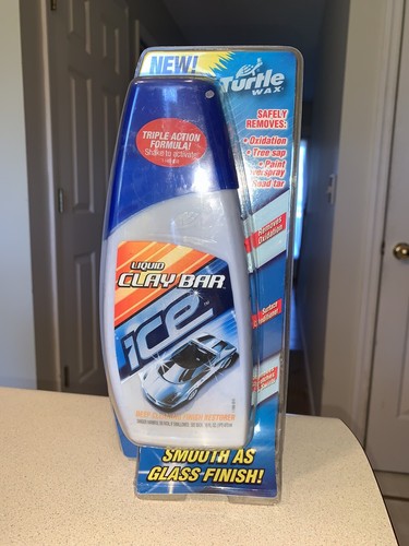 Vintage Turtle Wax ICE Liquid Clay Bar 16oz Deep Cleaning Finish Restorer