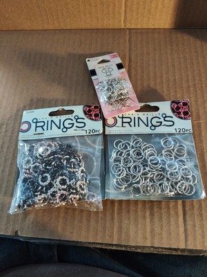 Darice 7.25mm Aluminum Jump Rings 2 Packages 1 Blue Moon Jump Rings Lot 368 Pcs