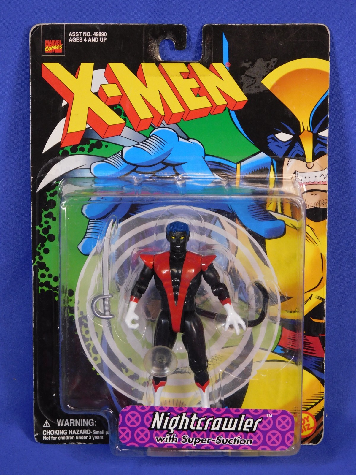 MARVEL COMICS X-MEN NIGHTCRAWLER WITH SUPER-SUCTION RARE 1998