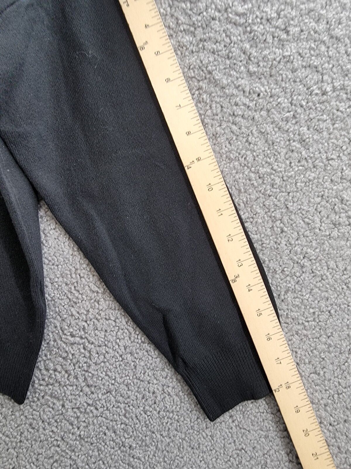 French Connection Beaded Mock Neck Sweater Women's S Blackout Long Sleeve - Picture 5 of 18