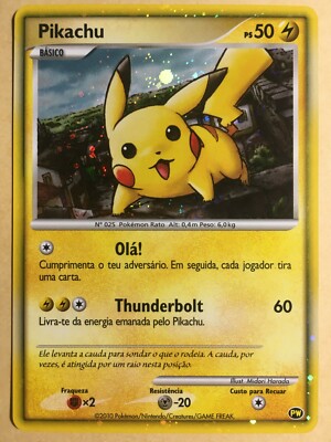 Pikachu Pokemon 2010 Holo PW Pikachu World (Japan Release