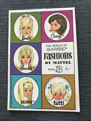 Vintage Barbie / Friends Fashion Booklets Lot 1960,s/70,s Mattel Orig