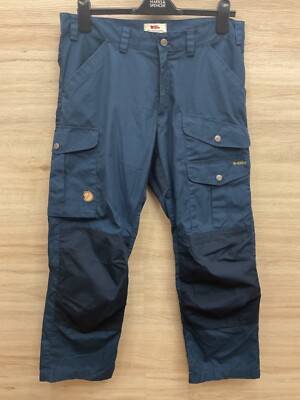 Fjallraven G-1000 Barents Pro Trousers Blue Mens EU 50 US 33-34 Short