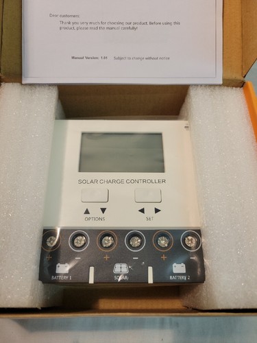SRNE SOLAR HP2420_ND 12V/24V 20A PWM SOLAR CHARGE CONTROLLER 