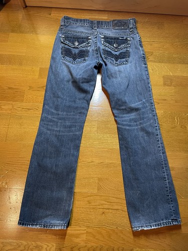 Seven 7 Jeans Fit Mens Size 30X32 Medium Wash Destressed