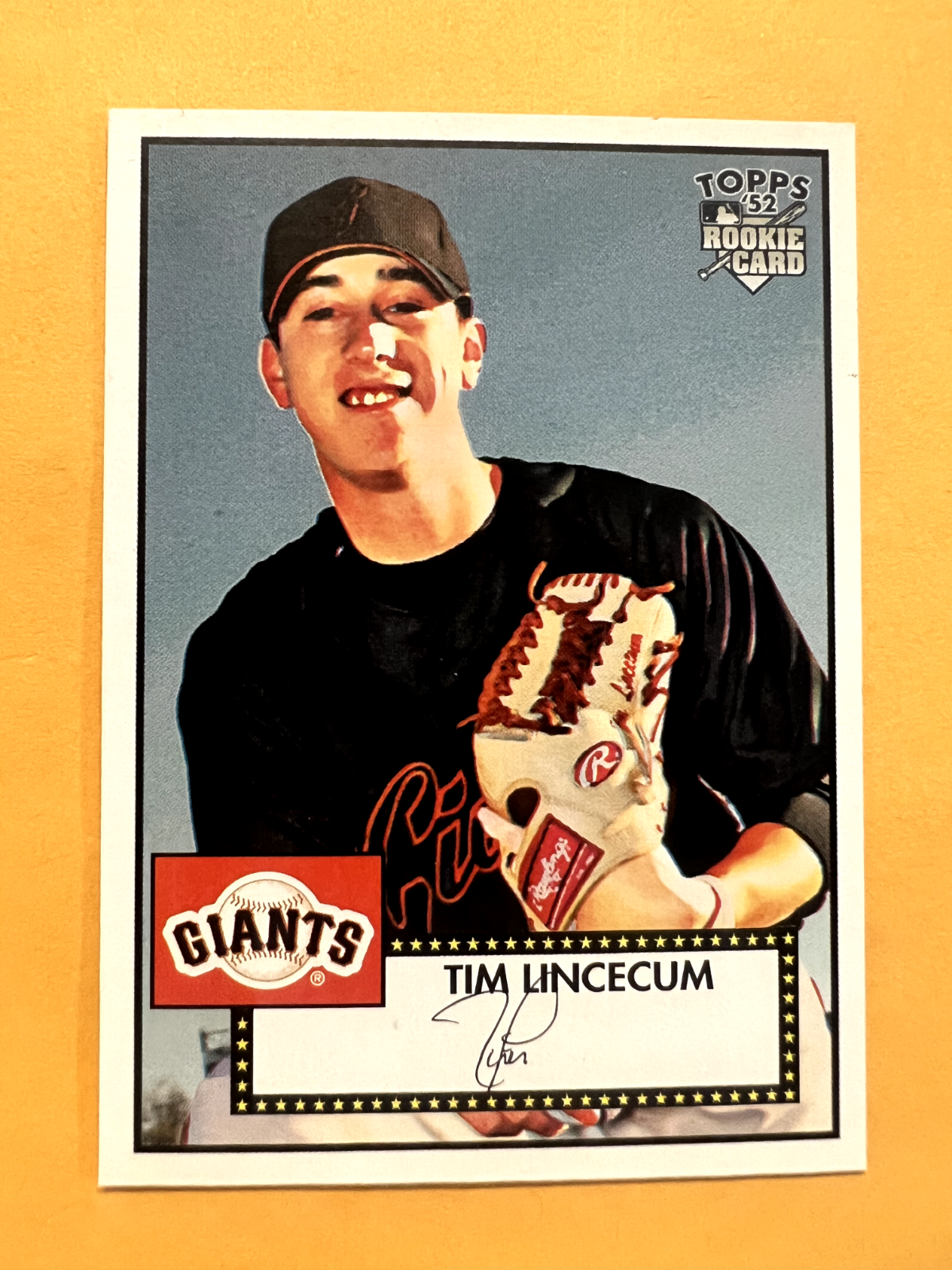 Tim Lincecum RC Rookie Card 2007 Topps '52 #130 MINT San Fransisco Giants. rookie card picture
