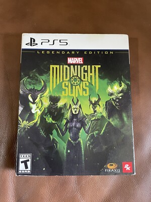 Marvel's Midnight Suns Legendary Edition - Sony PS5 W/Slipcover UNSCRATCHED DISC