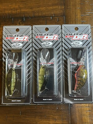 Lot Of Three (3) O.S.P. Blitz EX DR Crankbaits Various Colors Lmtd HUT Color JDM