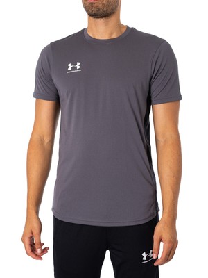 

Мужская тренировочная футболка Challenger Under Armour, серая, Grey, 1379589-025
