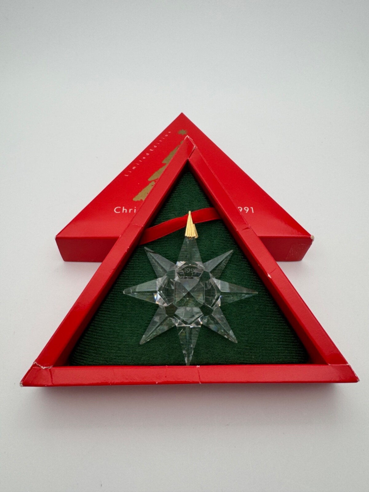 SWAROVSKI 1991 First クリスマスオーナメント Swarovski