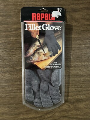 Rapala Fillet Glove Large, Fits Either Hand, Machine Washable - New