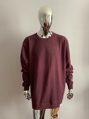 New Diamond Supply Co. Bordeaux Graphic Sweatshirt Size S