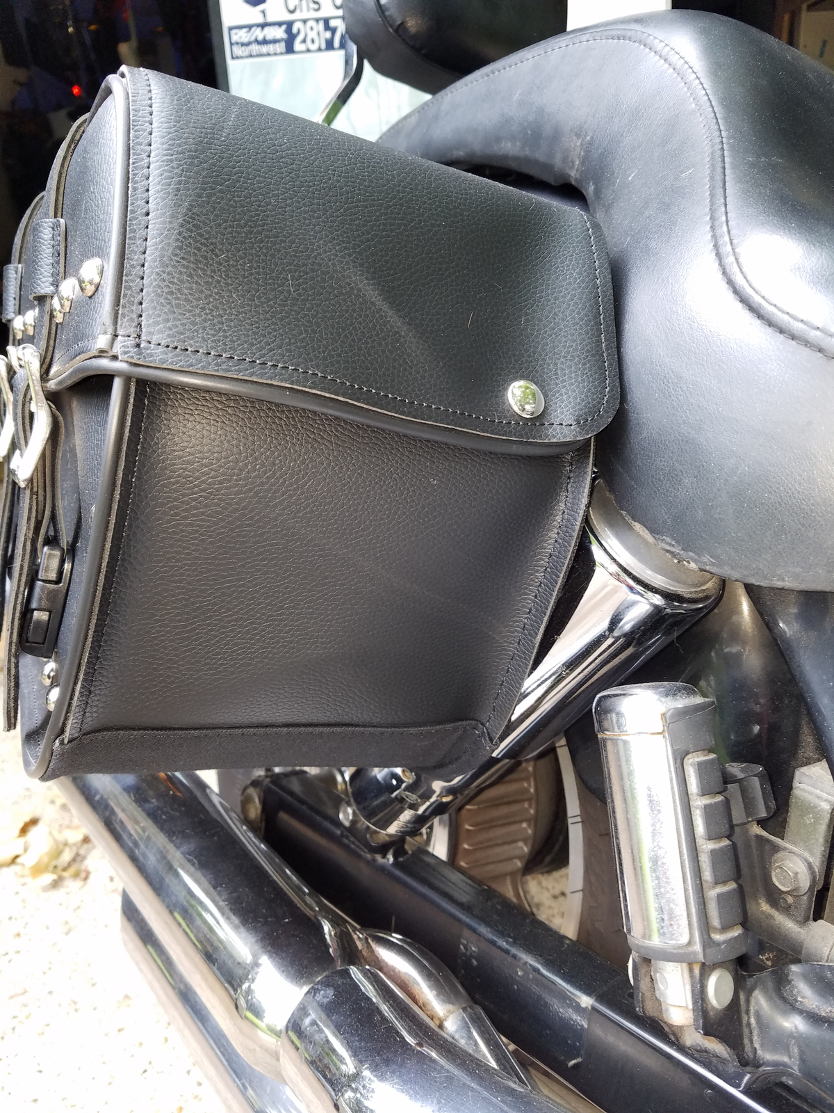 HONDA SHADOW AERO SPIRIT 750 1100 WATERPROOF SADDLEBAGS EASY REMOVAL