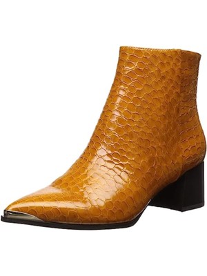 Женские ботильоны из кожи рептилии Rand Roanne коричневого цвета с закатом от KENNETH COLE, 6,5