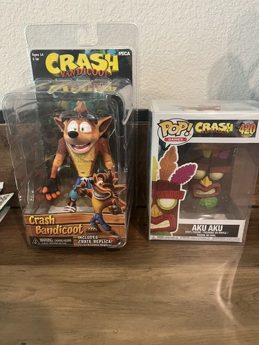 その他 F.toys confect. Fender Collection Crash Crash Bandicoot 11cm Biker Crash with Akano Mask Collectable