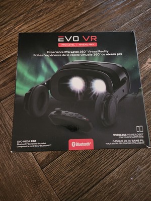 EVO VR PRO LEVEL 360 VIRTUAL REALITY BLUETOOTH WIRELESS HEADSET FOR SMARTPHONE