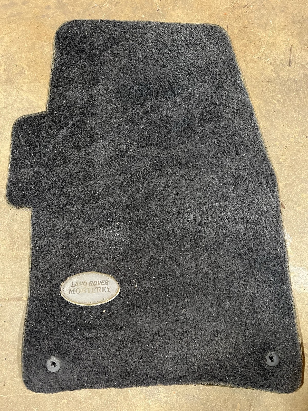 Black Land Rover Monterrey Floor Mat Range Rover