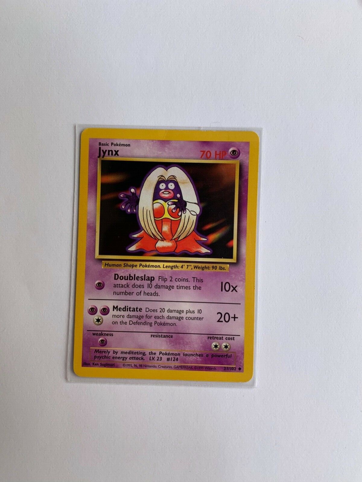 Jynx Base Set 31/102 - 1995, 96, 98 Nintendo - Pokemon Card Jynx Base Set 31/102 - 1995, 96, 98 Nintendo - Pokemon Card