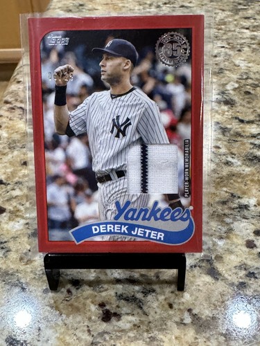 2024 Topps Series 1 Derek Jeter 1989 35th Anniversary Jersey