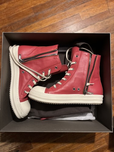 Rick Owens Mainline Ramones Carnelian Red Size 41 | eBay Rick Owens Mainline Ramones Carnelian Red Size 41 | eBay