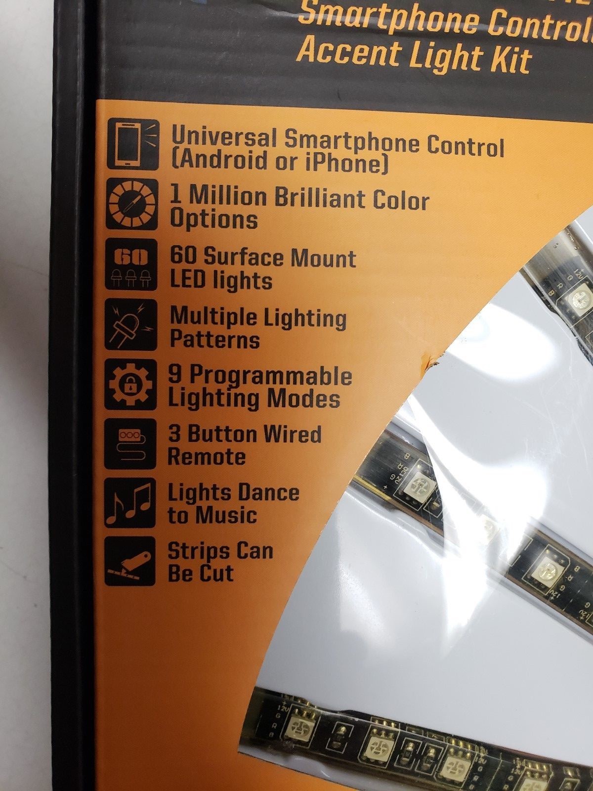 Memphis Audio MXALEDBT bluetooth led kit IPhone Android  for motorcycles new