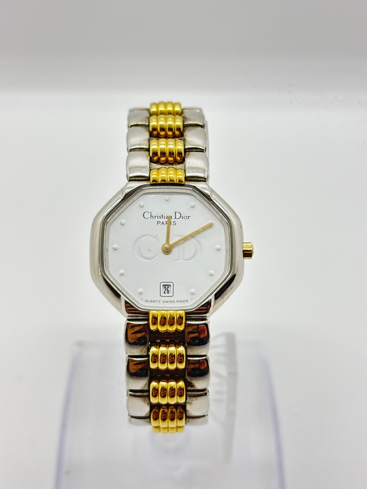 Near Mint] Christian Dior 48.203 Octagon Women Quartz Watch