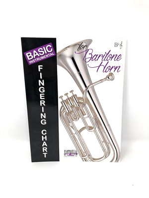Basic Fingering Chart For Baritone Horn  Santorella Publications TS547
