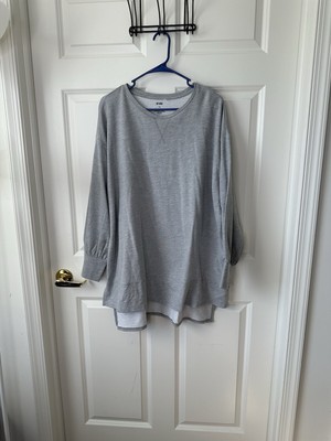 EVRI Oversized Grey Sweatshirt Size 1X