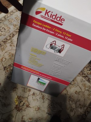 Kiddie Escape Ladder 2 Story 13 Feet Lightweight Compact Home Window Safety