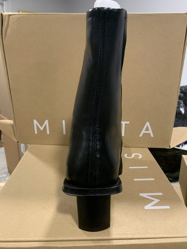 MIISTA IN BOX MIISTA BLACK BRENDA SONIC ANKLE BOOTS SZ 7.5