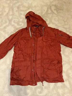 G.I.G.A. DX BY KILLTEC Size Large  Red  Outdoor Arm Zipper Hood Pockets