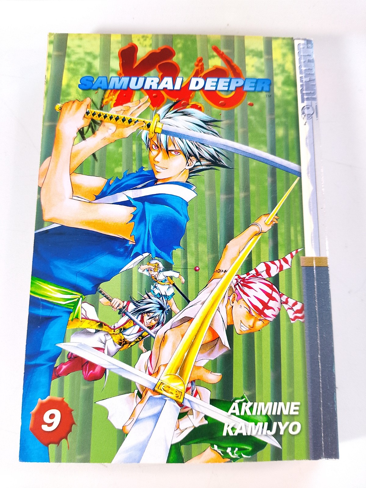 First Edition Samurai Deeper volume nine manga by Akimine Kamijyo