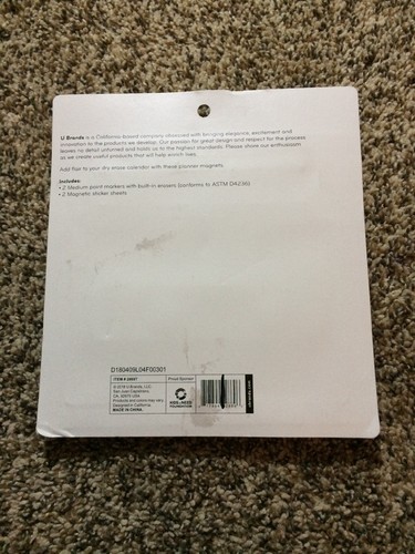 UBrands 41 Piece Dry Erase Planner Kit. Gold/Pink. NEW!!