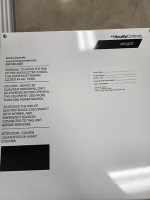 Acuity Controls nLight ECLYPSE NECY MVOLT BAC ADR ENC GFXK Syst - New In Box