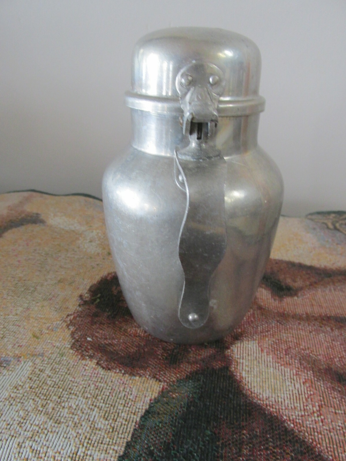 Vintage Mirro Aluminum Pitcher w/Hinged Lid  5.75