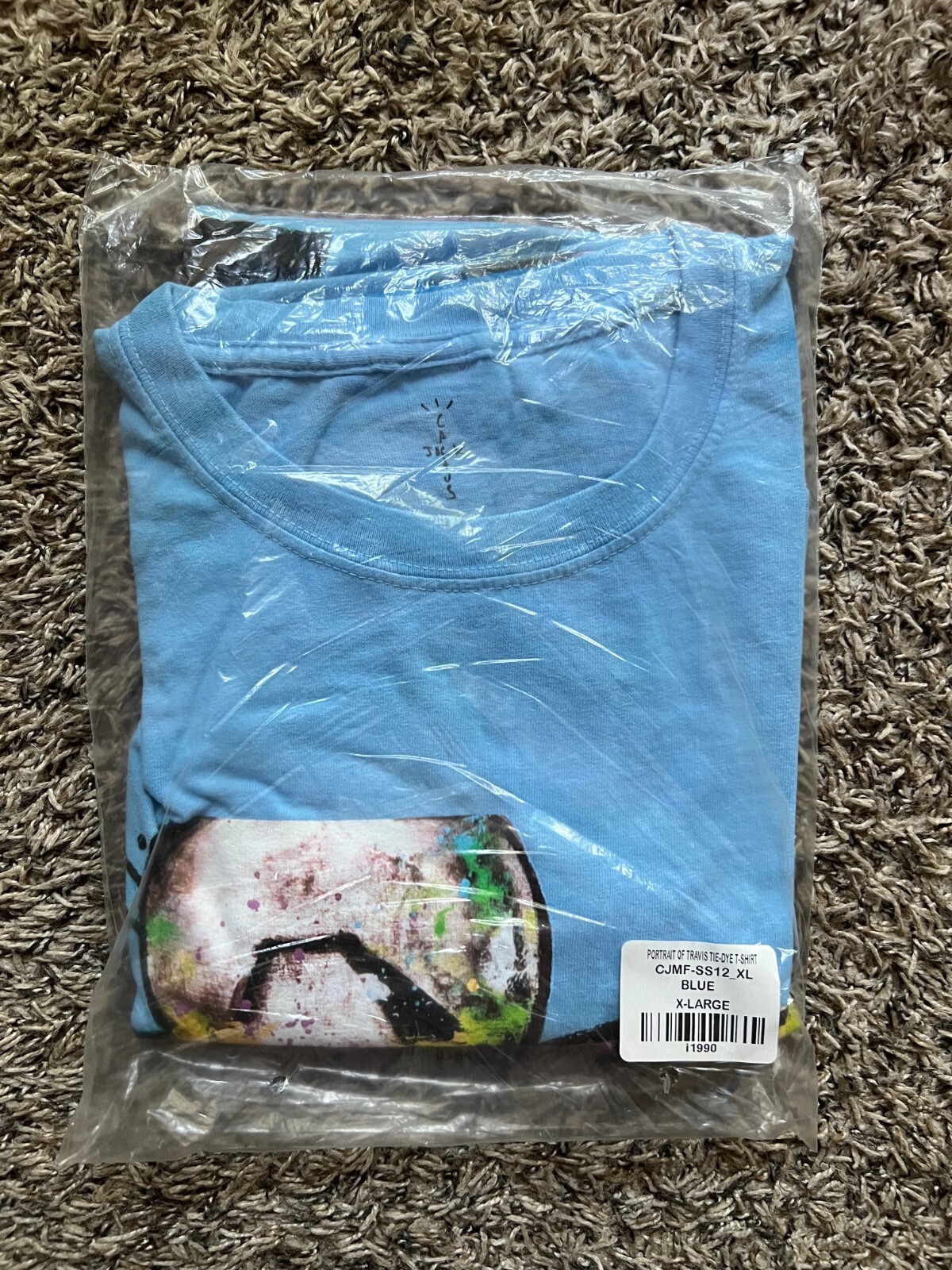 Travis Scott × George Condo Tシャツ XL Travis Scott x George Condo Cactus Jack Portrait T-shirt