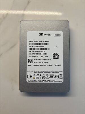 SK Hynix SSD PE8010 1.92TB U.2 NVMe PCIe 4.0 Gen4 HFS1T9GETFEI 1920GB 15mm