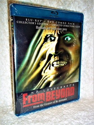 From Beyond (Blu-ray/DVD, 2013) horror Jeffrey Combs Barbara Crampton Ted Sorel