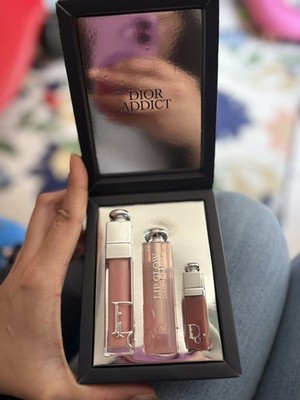 Dior Addict Lip Essentials 3pc Set + Gift Box Lip Glow