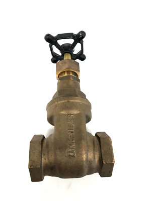 1'' Lunkenheimer # 771 300SP 600WOG Bronze Gate Valve Nickel Alloy Seat and Wedge