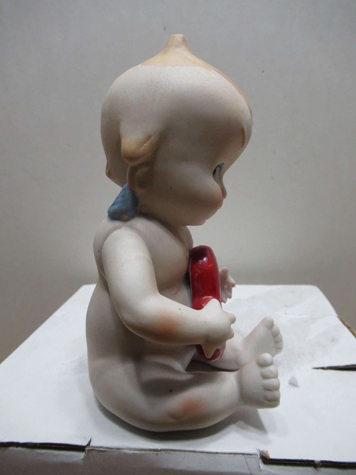 Valentine Cupid Porcelain Kewpie Figurine