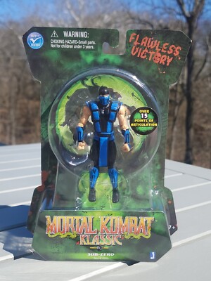 Mortal Kombat Klassic Sub Zero Jazwares Action Figure 3.75'' Brand New Unopened