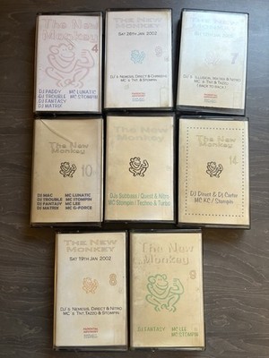 the new monkey rave tapes makina cassettes x8 rare colosseum