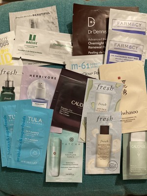 18 Skincare Samples Caudalie Fresh Farmacy Tatcha Sulwhasoo Herbivore Tula