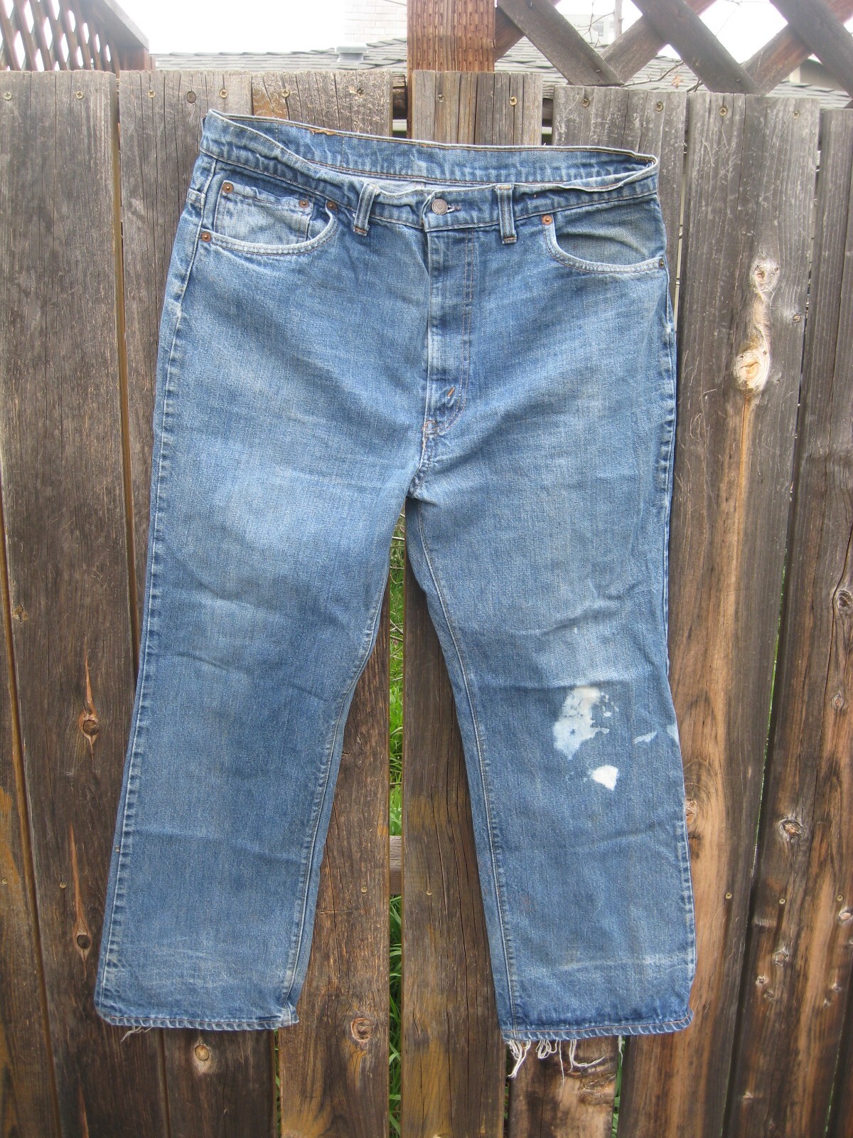 VINTAGE LEVIS 517-0217 Jeans 70s 80'S Talon 42 ZIP Red Tab 40X30 ACTUAL  38X29