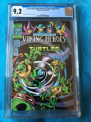 Last of the Viking Heroes Summer Special #3 - First Comics - CGC 9.2 - TMNT