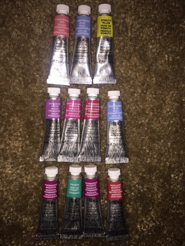 Lot Of 43 Winsor & Newton Professional Watercolor .5 ML / .17 OZ paint